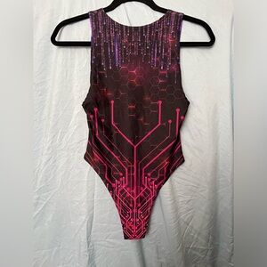 FreedomRaveWear Singularity Bodysuit Pink